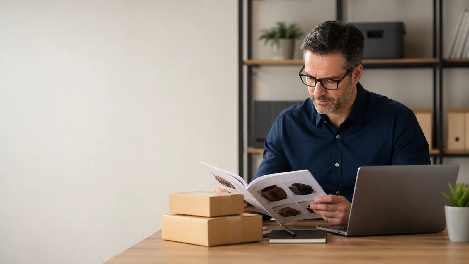Especialista revisando catálogo y gestión integral de cuenta Amazon